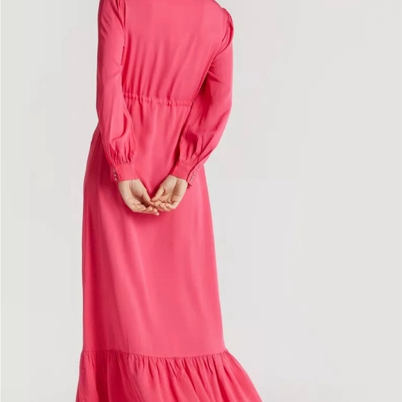 ICONIC London Vibrant Pink Long Sleeve Dress - Picture 4 of 11
